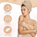 KAHAF Collection 6-Pack Bath Towels - Lightweight - Extra Absorbent - 100% Cotton - Shower towels (Multi, 27 inchesx54 inches)