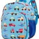 CLUCI Toddler Backpack for Boys Kids Backpacks Preschool Kindergarten Child Bookbag Travel Cute Daycare Bluey Backpack Cars (A01-blue Car404)