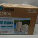 INTEX C2500 Krystal Clear Cartridge Filter Pump for Above Ground Pools: 2500 GPH Pump Flow Rate Improved Circulation and Filtration Easy Installation Improved Water Clarity Easy-to-Clean