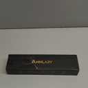 Hair Straightener 1 Inch Flat Iron and Curler 2 in 1 Titanium Ceramic Ionic Dual Voltage Straightener with Heat-Resistant Silicone, for Less Frizz, Shinier & Smoother (Black/Rose Gold)