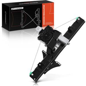 A-Premium Power Window Regulator with Motor Rear Passenger Side Compatible with Buick Lacrosse Chevrolet Malibu Malibu Limited 2010-2016 (with 7 Pins Connector, with Express Down Function)
