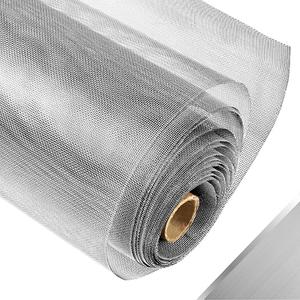 304 Stainless Steel Mesh Window Screen Roll,35IN x 10FT
Silver Metal Window Screen Mesh Replacement for Door,Patio,Pet,Vent,Filter,Porch,Cage and DIY Projects (22 Mesh)