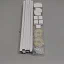 Delamu Cord Hider, 157in Wire Covers for Cords on Wall, Premium Cable Hider Cord Covers for Wires, Cable Management Wire Hiders for TV, Cable Raceway Kit, W0.95 H0.55in, White