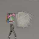 120 pcs Transparent Dried Flower Bookmarks Making Kit Cute Bottle Flower Bookmark Kids Handmade DIY Transparent Floral Page Clear Floral Bookmark Point Tweezer Hole Punch(Dream Collector)