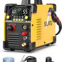 SILATU 55Amps Plasma Cutter, STC550P HF Non-Touch Pilot Arc Plasma Cutter Machine, 110/220V Dual Voltage LED Display Air Sensor Technology, 1/2'' Clean Cut 3/5'' Max Cut, PT/2T/4T for Beginners DIY