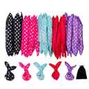 30 Pieces Hair Curler Rollers DIY Night Sleep Foam Hair Styling Tools Flexible Soft Sponge Pillow Curlers Rollers With Storage Bag (5 Colors)