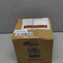 Natural Travertine Match Wooden Square Tissue Box Cover Decorative,Resin Heavy Sturdy Tissue Box Holder, Facial Paper Holder for Bathroom Vanity Countertop, Bedroom Night Stand,Office and End Table