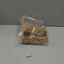 2 Pieces Square Napkin Holder | Cocktail Napkin Holder, Flat Napkin Holder | Wicker Napkin Holder for Bathroom, Restaurant, Dining, Bar (Water Hyacinth, Square)