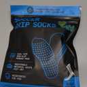 Lux Dual Grip Socks - Soccer Grip Socks for Men and Women. GripArray Performance & Comfort (Small, White)