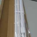 Privacy Venetian Blind, Aluminum Venetian Blind for Indoor Windows, 25Mm Metal Slat, Cordless, for Office Home Windows Custom Size (White)