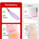 Fantastory Pastel Acrylic Paint Set, 24 x 2oz Creamy Pastel Colors +12 Brushes, Exceptional Coverage, Craft Painting Kit, for Canvas/Rock/Ceramic/Model/Wood,Painters,Instructors. [Professional Series]