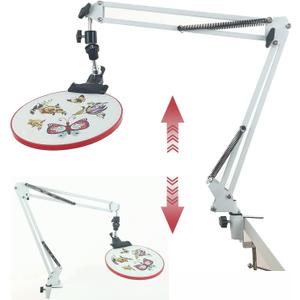 Cross Stitch Frame Stand Embroidery Hoop Holder Embroidery Hoop Stand Cro Embroidery Stands Lap Cross Stitch Holder Stand,Cross Stitch Stand Suitable for Embroidery Hoops Hand Embroidery Supplies