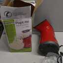 Presto 04863 Poplite Hot Air Popcorn Popper  BuiltIn Measuring Cup + Melts Butter, Easy to Clean, BuiltIn Cord Wrap, 18 Cups, Red