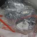 COMHOMA Vanity Desk with Mirror and Lights, Makeup Vanity Table and Chair Set with Drawers and Charging Station, Bedroom Dresser LED Mirror Stepless Dimmable & 3 Color Modes Adjustable, 5 Drawer/White