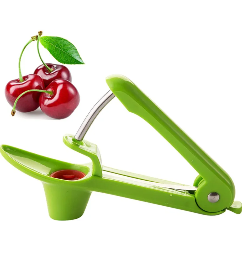 Cherry Pitter, Easy Kitchen Tool Cherry Pitter And Olive Pitter-green Pack Of 2