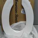 American Standard Commercial Elongated Toilet Seat, Open Front, White