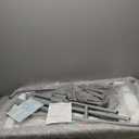 AirClub Bassinet Bedside Sleeper, Baby Crib for Newborn, Baby Bassinets Bedside Sleeper with 4 Auto-Lock & Adjustable Height, Breathable Mesh & Mattress, Bedside Bassinet (Grey)