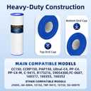 PF-09031 Compatible with Clean & Clear CCRP150, Pentair CC150, Posi-Clear PXCRP 150, PAP150, C-9415, R173216, 59054300,Filbur FC-0687, 160317, 160355, 160352, Pool Filter Cartridges, 150 Sq.Ft ,1 Pack