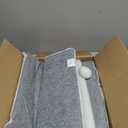 Bedsure Cat Beds for Indoor Cats - Large Cat Cave for Pet Cat House with Fluffy Ball Hanging and Scratch Pad, Foldable Cat Hideaway, 16.5x16.5x13 inches, Grey