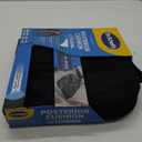 Dr. Scholl's Gel-Infused Posterior Seat Cushion for Car, Office, Home — Black