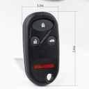 Key Fob Replacement Compatible with for Honda CRV CR-V 2002 2003 2004 Keyless Entry Remote Car Key OUCG8D-344H-A2pcs