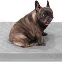 NUPIDA Orthopedic Dog Beds for Medium Dogs Waterproof Dog Bed for Crate, with Removable Washable Cover and Non-Slip Bottom, 29x18 Inch, Light Gray