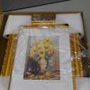 Splinterix 8x10 Gold Picture Frame Set of 2, Ornate Vintage 8 x 10 Photo Frame for Wall Decor or Tabletop Display, 8x10 Gold Frames with Real Glass, Display 5x7 Pictures with Mat or 8x 10 without Mat for Antique Dco