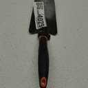 Bend-Proof Garden Trowel - Heavy Duty Polished Stainless Steel - Rust Resistant Oversized Garden Hand Shovel for Quicker Work - Digs Through Rocky/Heavy soils - Comfort Grip (1), Black