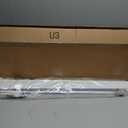 No Tools No Drill 1" Cordless Mini Blinds, Horizontal Light Filtering Blind, Vinyl Blinds for Indoor Windows 34.5" W x 64" H, White.
