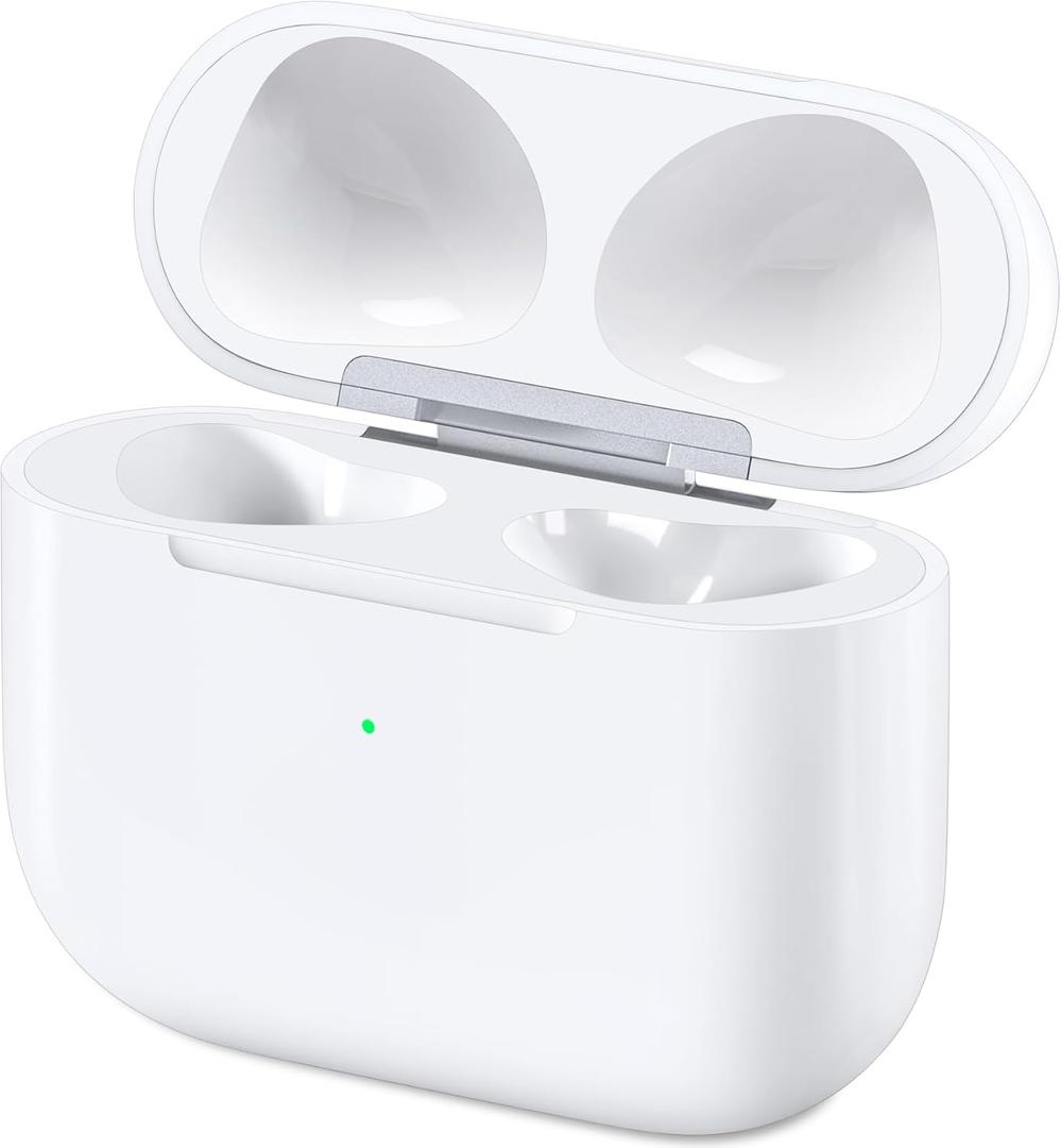Wireless Charging Case Compatible with AirPods 3rd Generation, Charger Case Replacement for AirPods 3 with Bluetooth Pairing Sync Button, Earbuds Not Included