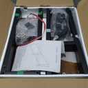 GRLEAF 70" Sofa Table with Built-in Power Strip (2 AC Outlets & 2 USB Ports)  4.9ft Power Cord, Metal Frame, Easy Assembly, Long Couch Table Behind Sofa, Living Room and Home Office | Rustic Brown