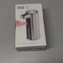 EKO Aroma Touchless Automatic Soap Dispenser for Bathroom and Kitchen, Liquid Hand Soap Dispenser, Water-Resistant and Rechargeable, 9 fl oz (White)