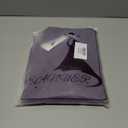 Women's Short Sleeve Cropped Cardigan Button Down Sweater Lightweight Knit Shrugs (Purple, XL)