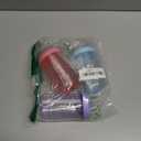 The First Years Squeeze & Sip Toddler Straw Cups - Squeezable Transition Sippy Cup with Silicone Straw - Toddler Feeding Supplies - Pink/Purple/Blue - 7 Oz - 3 Count - Ages 6 Months and Up