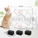 8 Pcs Cat Fountain Replacement Filters 4 Pack Cat Water Fountain Replacement Filters with 4 Pack Pre-Filter Sponges, Pet Fountain Filter Fit for 95oz/2.8L Automatic Pet Fountain Cat Water Fountain