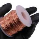 VERNUOS Soft Copper Wire, 24 Gauge, 800 Feet, Bare Copper Wire, Bright,1 Pound Spool