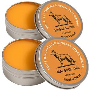 Lmoy 2PCS Neuro Balm, Nerve Relief Balm for Neuropathy, Natural Joint Care Soothing Massage Cream with Magnesium and Menthol