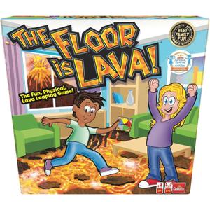 Endless Games The Original The Floor is Lava! Game by Endless Games - Interactive Game for Kids and Adults - Promotes Physical Activity - Indoor and Outdoor Safe