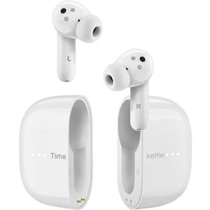 Timekettle M3 Language Translator Earbuds, Two-Way Translator Device with APP for 40 Languages Online, Voice Translator for Exploring Expat Life Freely, Compatible with iOS, Android (Online Version) (White)