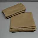 OWENIE Sally Taupe Short Blackout Curtains 36 Inch Length 2 Panels Set, Half Window Rod Pocket Privacy Room Darkening Curtain Tiers for Kitchen Bathroom, 2 Pcs Each W40 x L36 Inch, Taupe