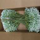 120PCS Baby Breath Artificial Flowers Babies Breath Flowers Artificial Bulk Faux Flower Bouquet White Flores Real Touch Fake Flower Arrangements Wedding Centerpieces Tables Decorations