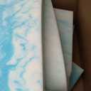 EGO 2 Inch Twin Mattress Topper Gel Memory Foam for Pressure Relief