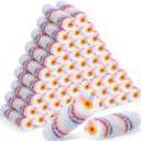 Nuogo 150 Pcs Microfiber Paint Roller Cover 4 Inch, Mini Paint Roller Covers, 1/2" Nap Small Refills for Walls Cabinets Furniture Trim Edges Home Repair Painting Supplies(Red, Blue)