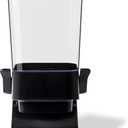 Cereal Dispenser Countertop, 5L Kitchen Organization Cereal Containers Storage, Desktop Candy Dispenser Plastic Cereal Dispenser, Snack Containers Can Hold Granola, Dry Food, Grain (Black, 1Pc)