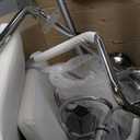 VECELO Bar Stools Set of 2, Adjustable Upholstered Swivel Barstools, Modern Counter Height Bar Stools with Back and Footrest, Island Chairs for Kitchen, Dining Room, Bar (Beige)