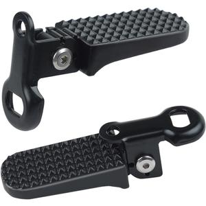 1 Pair Bike Rear Pedals,Aluminium Alloy Bike Pegs, Mini Folding Bicycle Foot Pegs,Rear Seat Footrest Pedals for Mountain Bike E-Bike