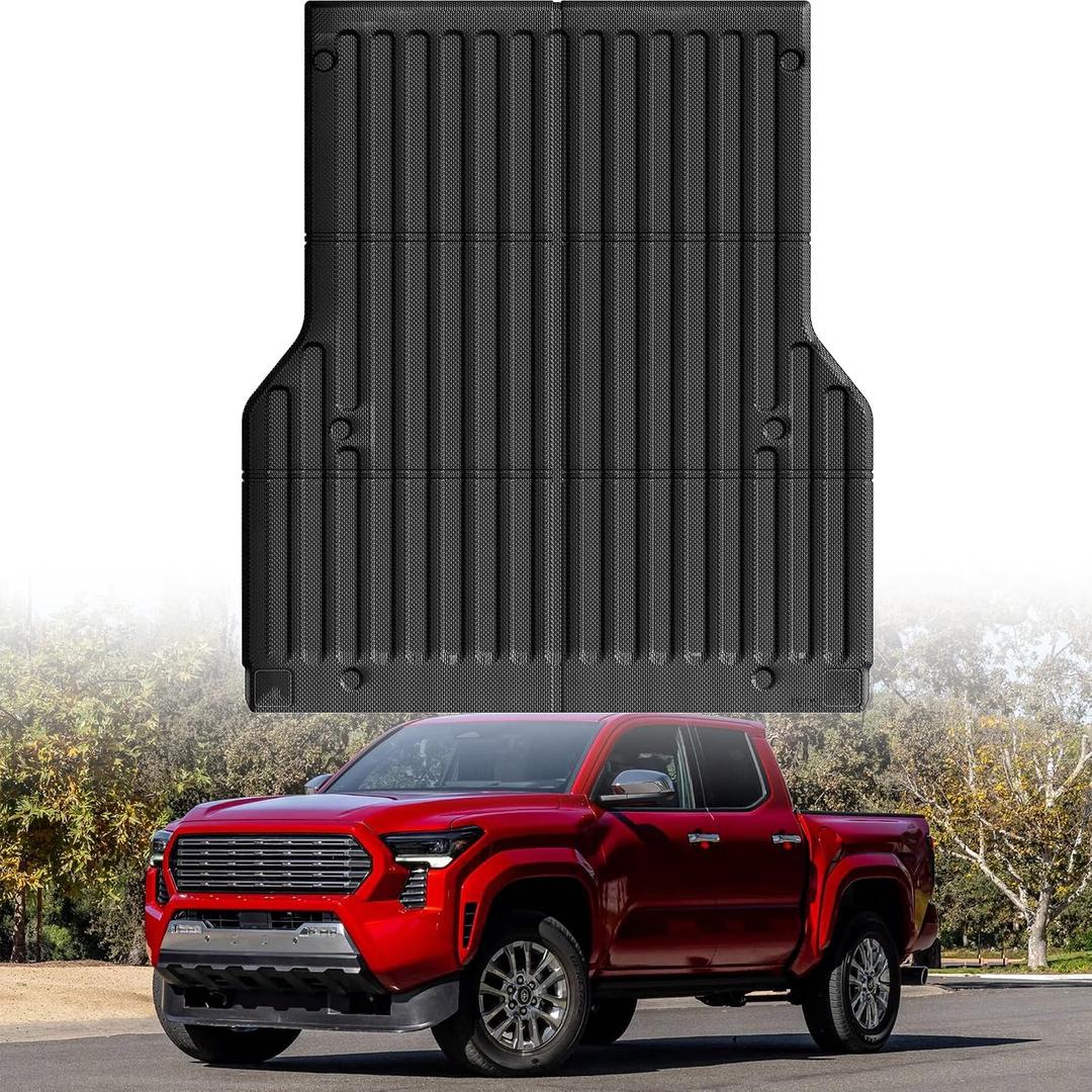 Truck Bed Mat Bed Liner Fit for Toyota Tacoma 2005-2023 (5FT,60.3"), Vehicle Truck Bed Liner Custom Fit All Weather Protection TPE Pickup Car Bed Mat