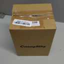 White Linen Frosted Glass Lamp Shade, Glass Shade Covers Replacements for Light Fixtures, 1.65 Inch Fitter Lampshades for Chandelier Wall Sconces Pendant Lights Bath Vanity Lights