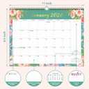 9 x 2026 Wall Calendar, Monthly Wall Calendars, Jan 2026 - Jun 2027, Desk Planner (8.5" x 11"), Hanging for Home, School, Office Supplies