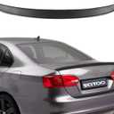 SCITOO ABS Black Rear Trunk Spoiler Wing Exterior Accessories Styling Kits Replacement for Volkswagen for Jetta 4-Door Sedan 1.8L Highline